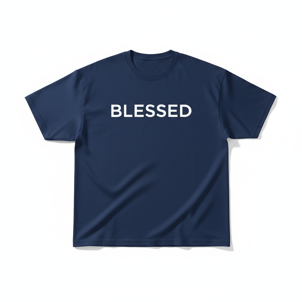 T-Shirt Oversize BLESSED Marine